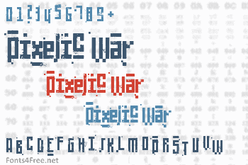 Pixelic War Font