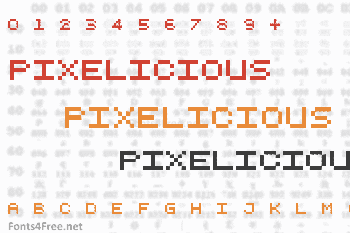 Pixelicious Font