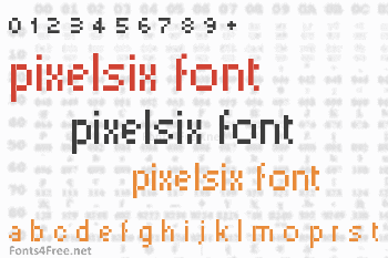 PixelSix Font