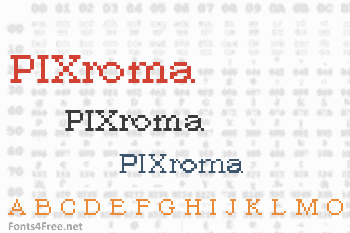 PIXroma_8 Font