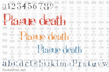 Plague Death Font