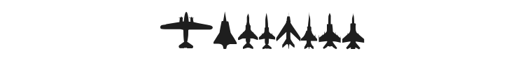 Planes-T-Modern Font