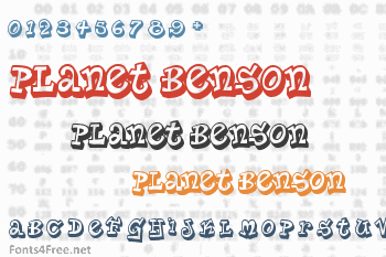 Planet Benson Font