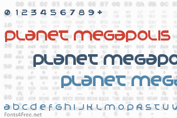 Planet Megapolis Font