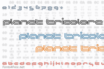Planet Tricolore Font