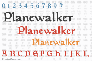 Planewalker Font