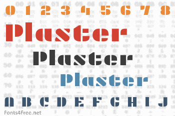 Plaster Font
