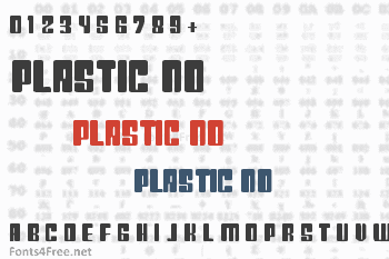 Plastic No Font