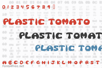 Plastic Tomato Font