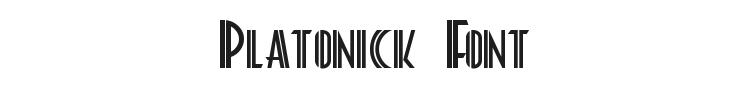 Platonick Font