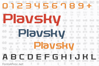 Plavsky Font