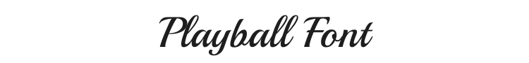 Playball Font