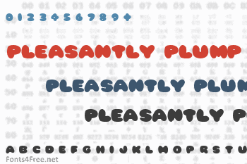 Pleasantly Plump Font