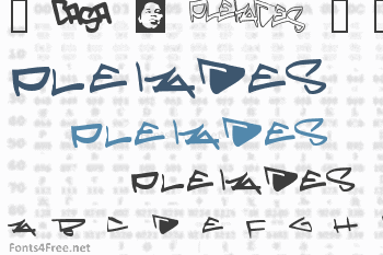 Pleiades Font