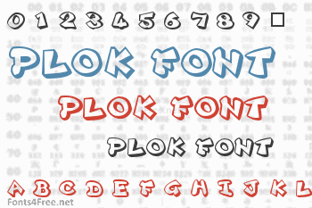 Plok Font