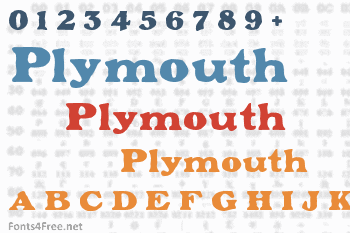 Plymouth Font