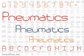 Pneumatics Font