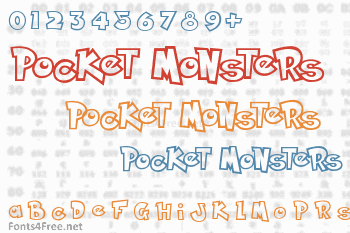 Pocket Monsters Font