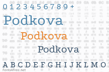 Podkova Font