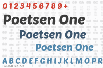 Poetsen One Font