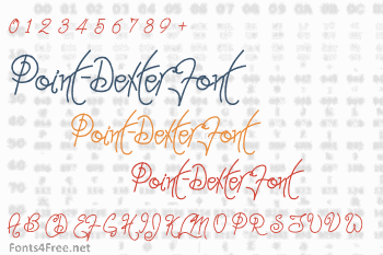 Point-Dexter Font