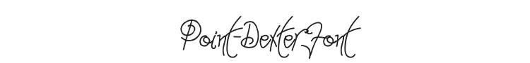 Point-Dexter Font