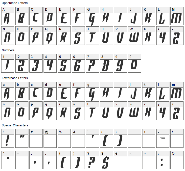 Pokemon Alpha Sapphire Font Character Map