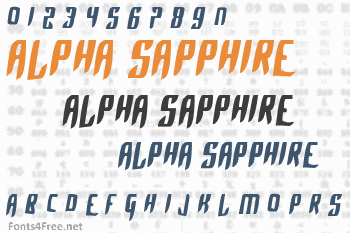 Pokemon Alpha Sapphire Font