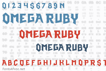 Pokemon Omega Ruby Font