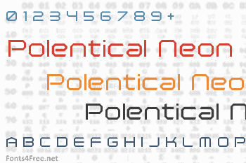 Polentical Neon Font