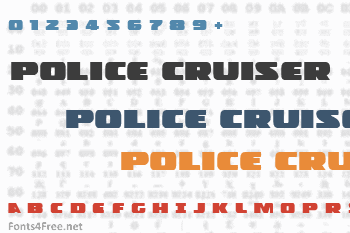 Police Cruiser Font