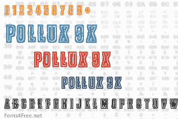 Pollux 9x Font