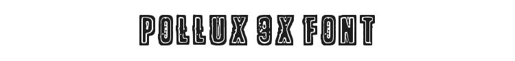 Pollux 9x Font