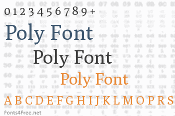 Poly Font