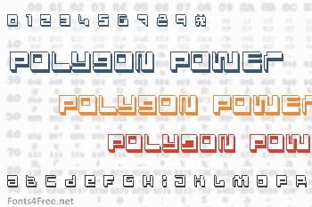 Polygon Power Font