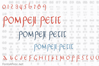 Pompeji Petit Font