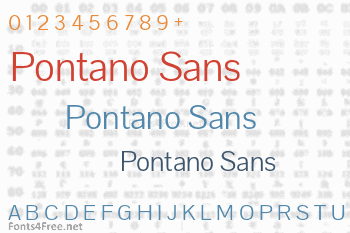 Pontano Sans Font