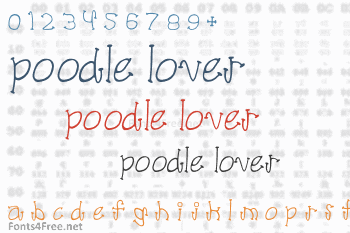 Poodle Lover Font