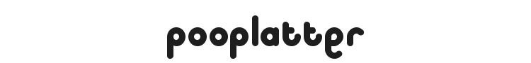 Pooplatter Font Preview