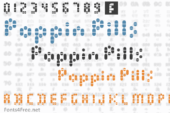 Poppin Pills Font