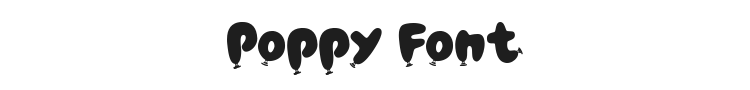 Poppy Font Preview