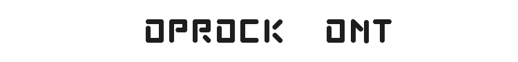 Poprock Font Preview
