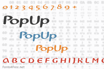 PopUp Font