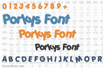 Porkys Font