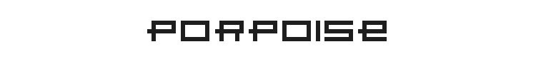 Porpoise Font