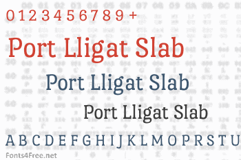 Port Lligat Slab Font