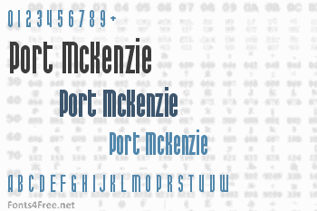 Port McKenzie Font