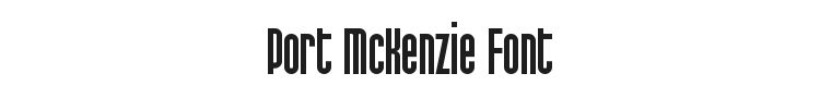 Port McKenzie Font