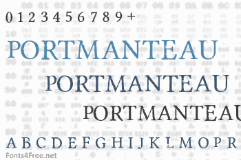 Portmanteau Font