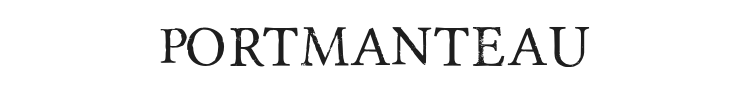 Portmanteau Font